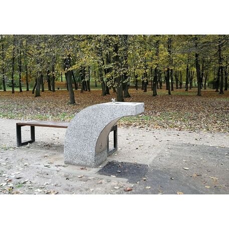 Trinkwasserbrunnen aus Beton '110x43xH/90cm / BS-123'