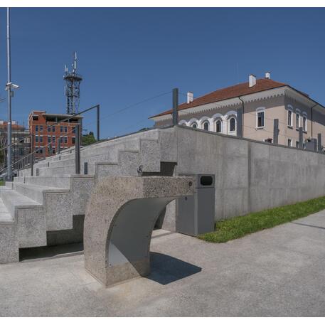 Trinkwasserbrunnen aus Beton '110x43xH/90cm / BS-123'