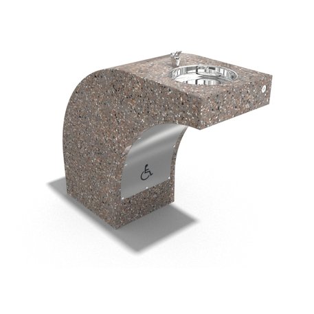 Drinking water fountain made of concrete '110x43xH/90cm / BS-123'