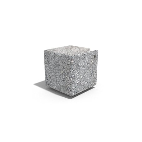 Betoninis su granito skalda atitvėrimo 'kubas' '38x38xH/40cm / BS-184