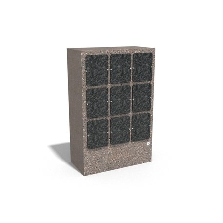 Kolumbariumas betoninis su granito skalda '100x50xH/140cm / BS-204'