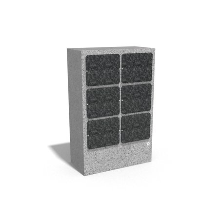Kolumbariumas betoninis su granito skalda '100x50xH/140cm / BS-205'