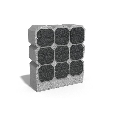 Kolumbariumas betoninis su granito skalda '133x50xH/153cm / BS-207'