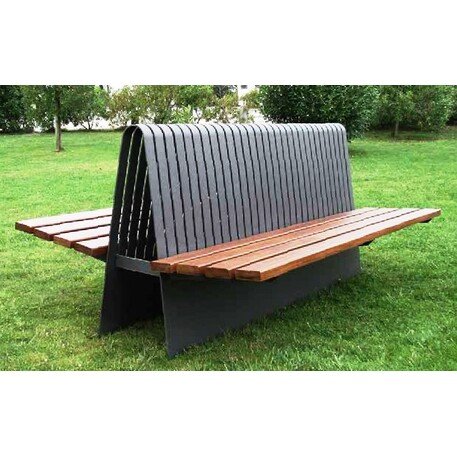 Metal bench 'LOTUS'