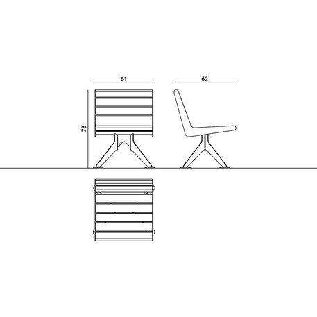 Metal bench 'Flow / 001291'