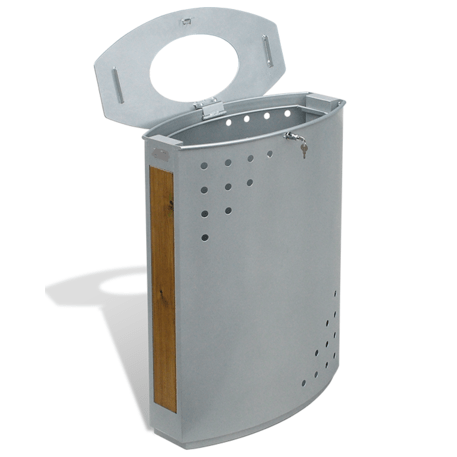 Metal litter bin 'Heron 359'