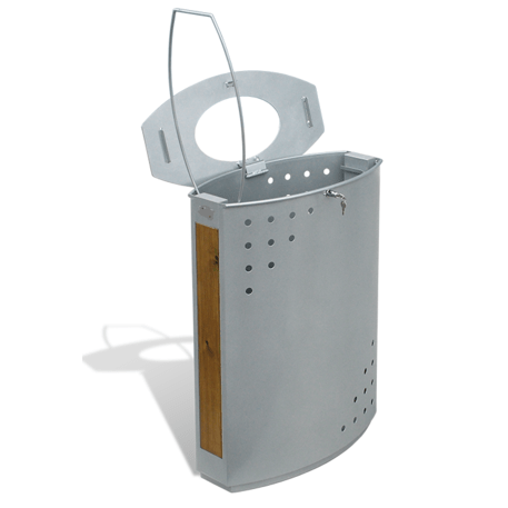 Metal litter bin 'Heron 359'