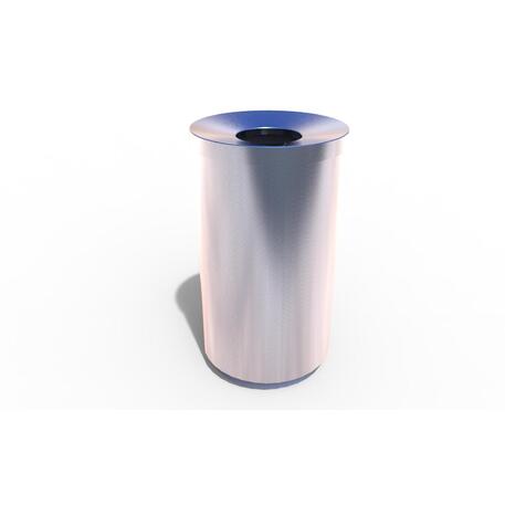 Metal litter bin 80L 'STF/21-07-08MDL'