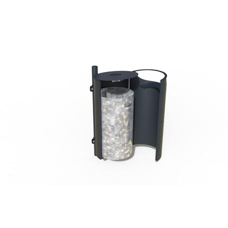 Metal litter bin 30L/60L 'STF/23-07-07_01MDL'