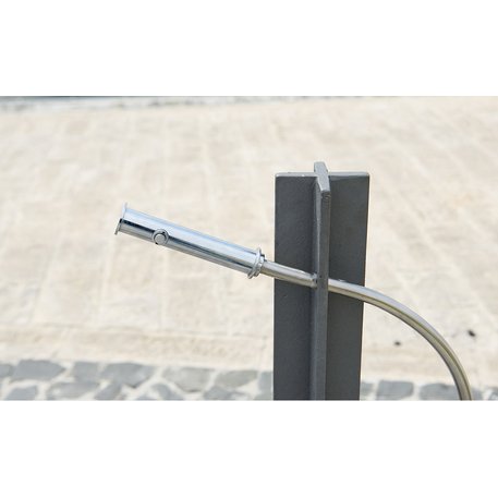 Outdoor drinking fountains of metal 'PLUS' / RedDot Design Award Winner 2011