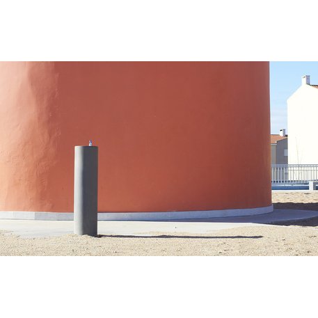 Outdoor drinking fountains of metal 'Linea / Round'