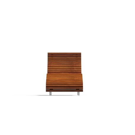 Lauko medinis gultas, šezlongas iš IROKO medienos 'STF/20-04-17_01/MDL'