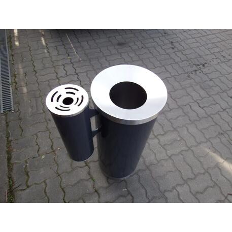 Metal litter bin 'STF/20-07-26MDL'