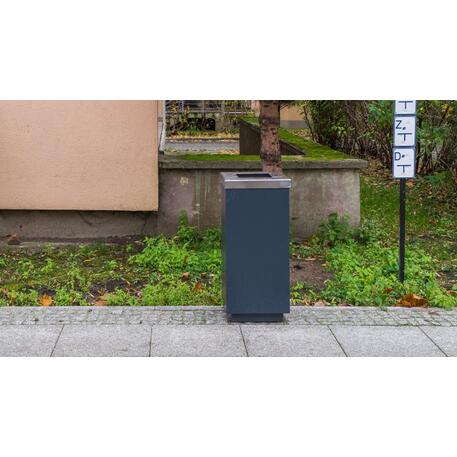 Metal litter bin 'STF/20-07-13MDL'