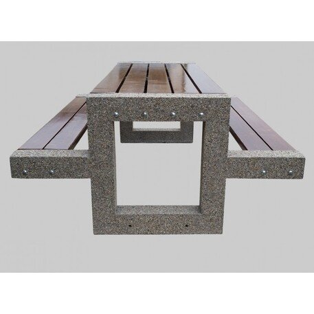 Concrete bench + table 'BR/SG030/MDL'