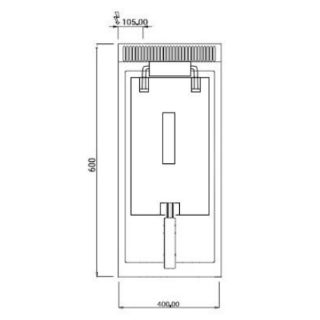 Elektrinė gruzdintuvė 'fritiūrinė' 10L / 9kW 'Mario / 600'