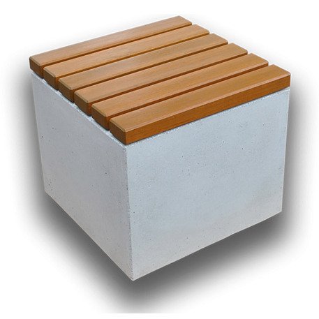 Panchina in cemento senza schienale 'BDS/LB011'