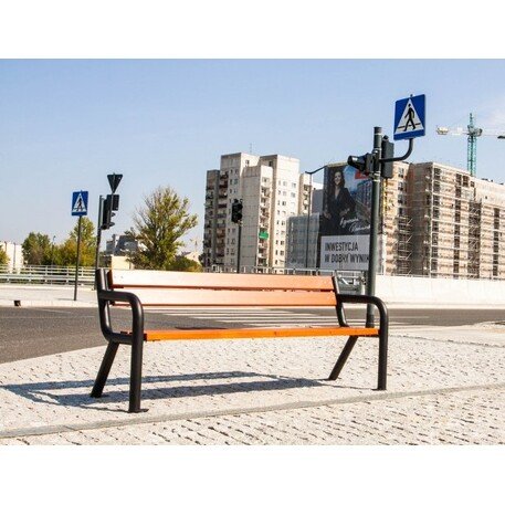 Metal bench 'ALDER_BD/L014/MDL'