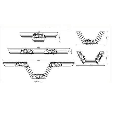 Lauko betoninis suolas ir vazonas 'BR/LB144'