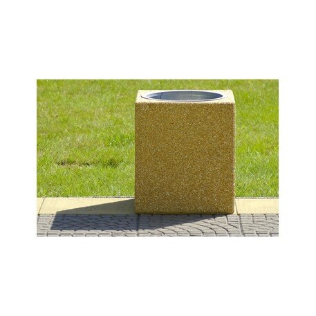 Concrete litter bin '40x40xH/46,5cm / 30L'