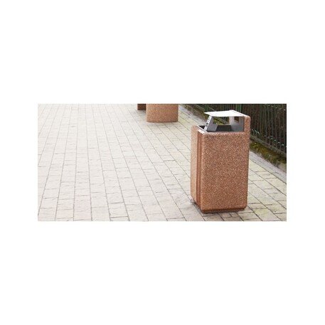 Concrete litter bin '45x40xH/83cm / 60L'
