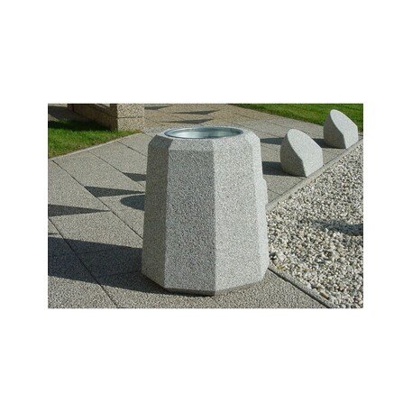 Concrete litter bin '70xH/84cm / 90L'
