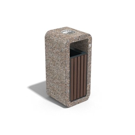 Concrete litter bin '39x39xH/85cm 35L / BS-241'