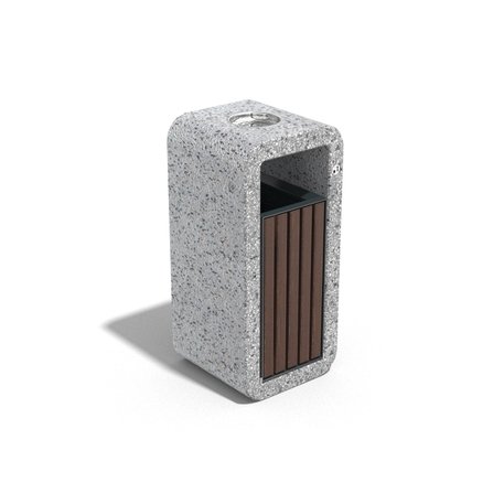 Concrete litter bin '39x39xH/85cm 35L / BS-241'