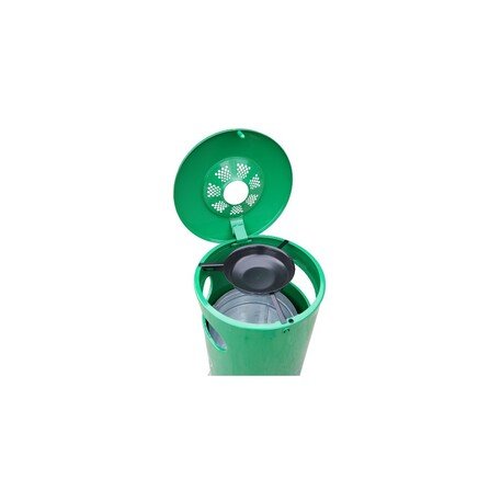 Metal litter bin '50L'