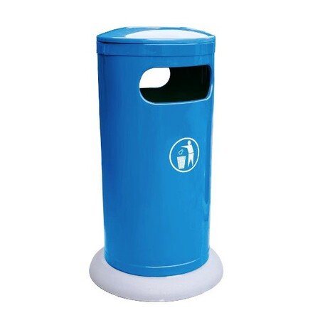 Metal litter bin '50L'