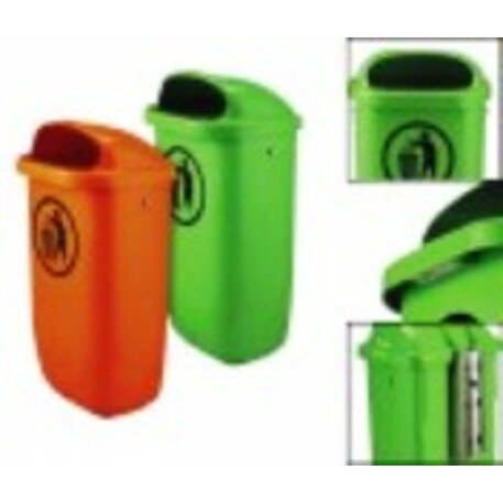 Lauko plastikinė šiukšliadėžė 'Eco / Žalia'