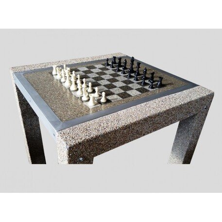 Betoninis šachmatų stalas ir kėdės su atlošu 'BDS/SG025A/MDL'