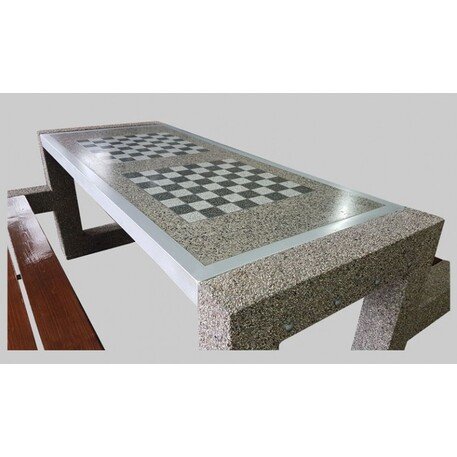 Betonowy stół i ławka do szachów 'BDS/SG030A/MDL'