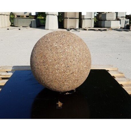 Betoninis atitvėrimo stulpelis apdirbtas granito skaldele '30x32cm'