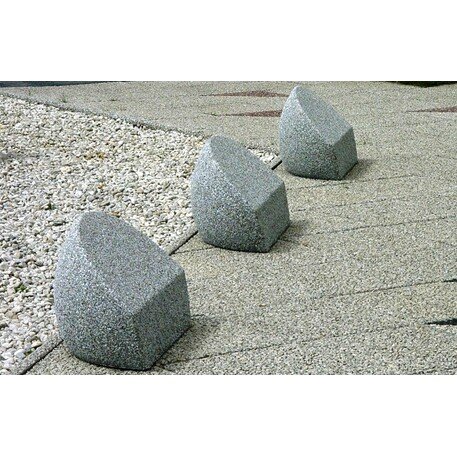 Betoninis atitvėrimo stulpelis apdirbtas granito skaldele 'Ø56x33cm'
