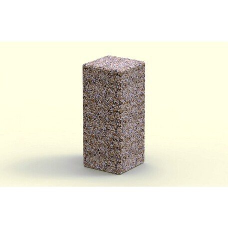 Betoninis atitvėrimo stulpelis apdirbtas granito skaldele '30x30x70cm'