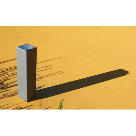 Outdoor drinking fountains of metal 'Linea / Cubic'