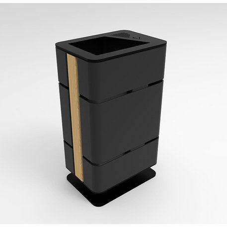 Metal litter bin 'Ash / 50L'