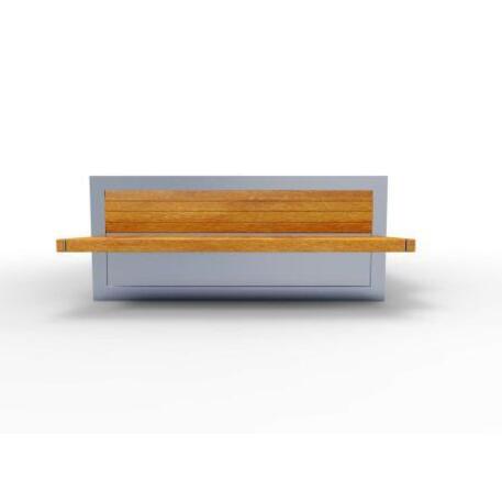 Metal bench + flower pot 'STF/13-15-22/MDL'