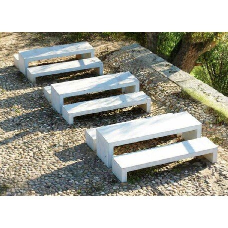 Concrete playing table and benches 2 pcs.  'BALARES'
