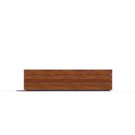 Wooden bench without backrest 'IROKO_STF/22-02-11MDL'