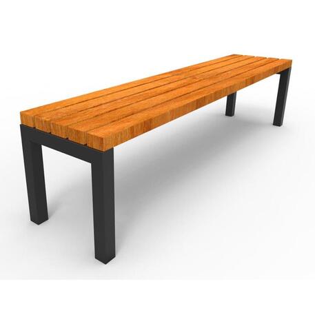 Metal bench without backrest 'IROKO_STF/04-01-01MDL'