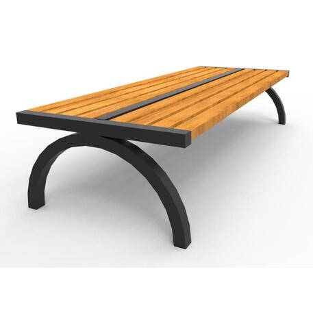 Metal bench without backrest 'IROKO_STF/02-02-03MDL'