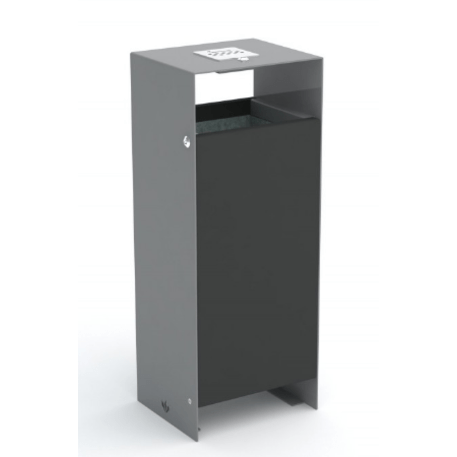 Metal litter bin 'Efekt / 70L'