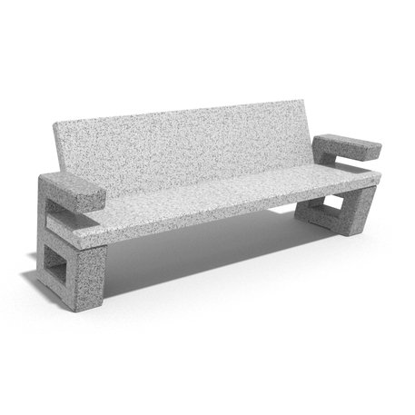 Concrete bench '200x61x83cm / BS-252'