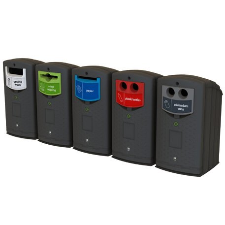 Пластик MDPE контейнер для сортировки 'Envirobank 240L Recycling Bin'