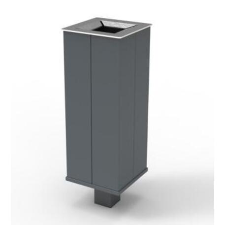 Metal litter bin 'STF/24-07-09/40L'