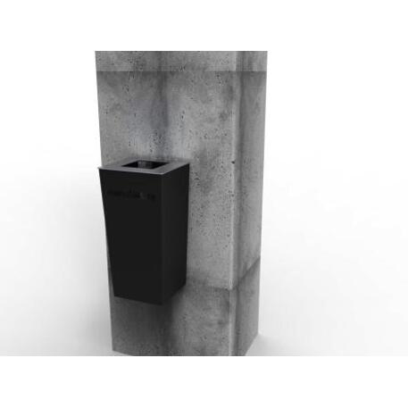 Metal litter bin 'STF/19-07-25/35L'