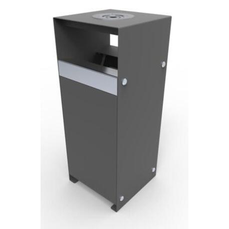 Metal litter bin 'STF/18-07-71/50L'