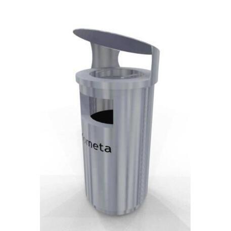 Metal litter bin 'STF/18-07-63/50L'